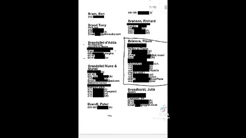 Jeffrey Epstein's Little Black Book