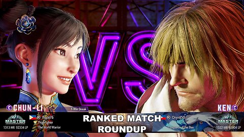 Kuya Kalbo SF6 Ranked Roundup. Chun Li Master Rank [Hori Fight Stick]