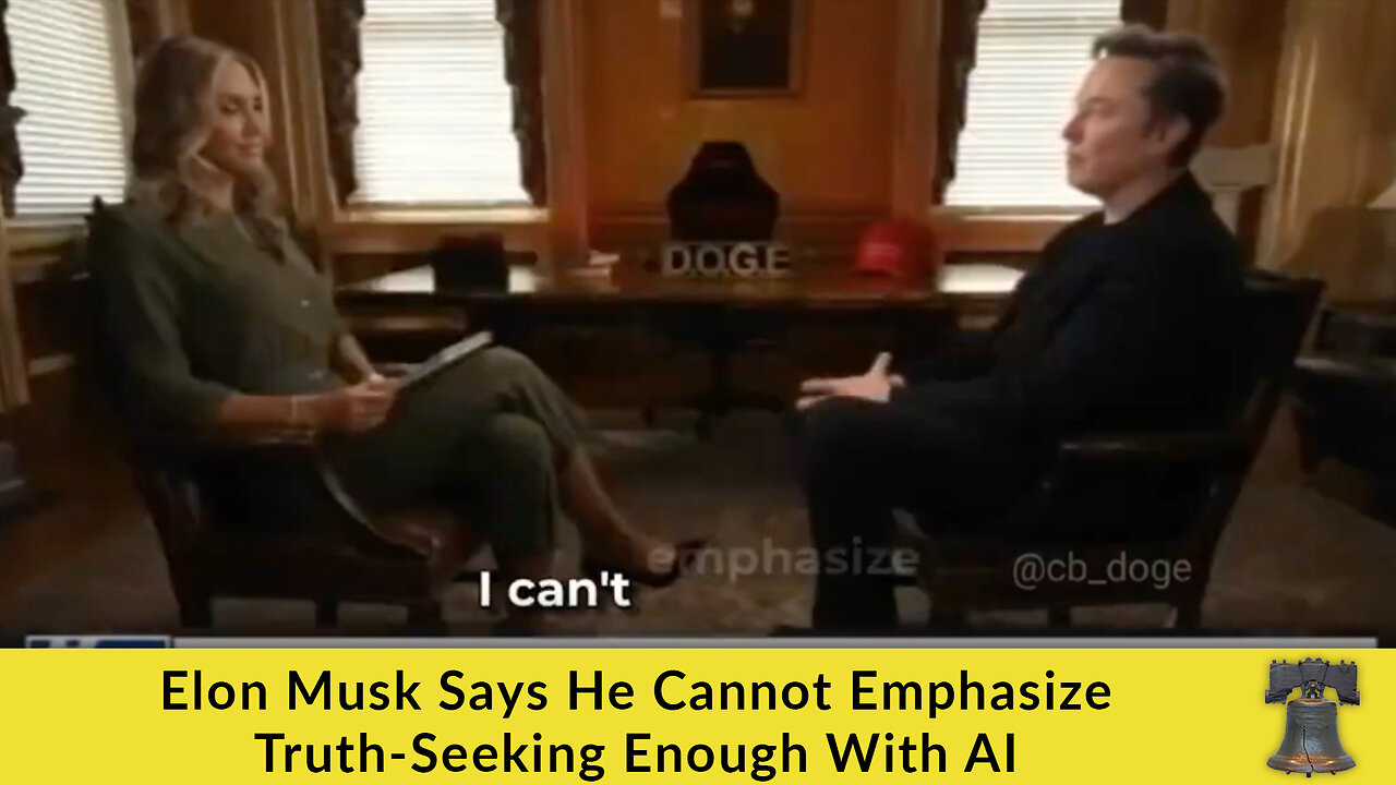 Elon Musk Says He Cannot Emphasize Truth-Seeking Enough With AI
