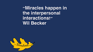 Miracles happen in ...