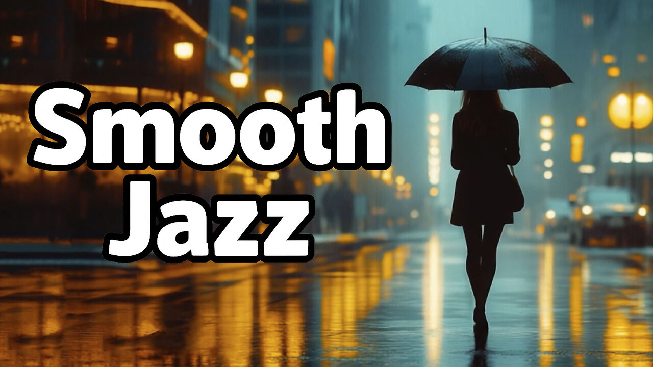 Alone in the Rainy City 🌧 Smooth Jazz Echoes Through the Night