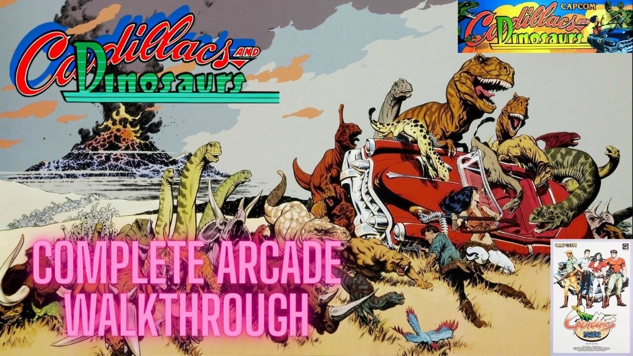 👉 Cadillacs and Dinosaurs (Arcade) – Full Walkthrough Longplay / All Bosses #CadillacsAndDinosaurs