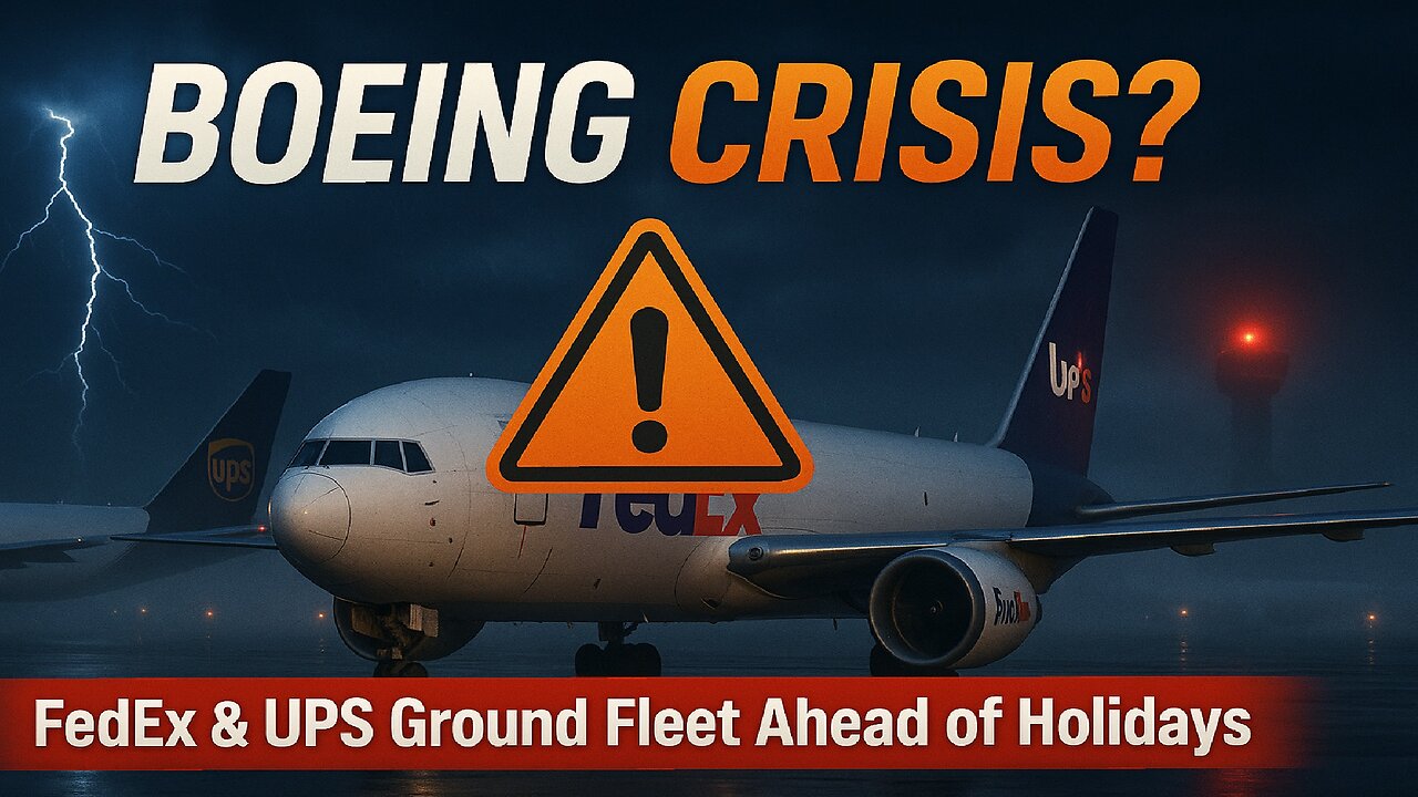 BOEING in Trouble Again?! FedEx & UPS Ground Planes Before the Holidays 🚨