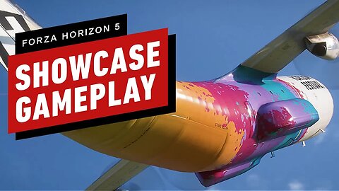 Forza Horizon 5 - Racing an Airplane in First Showcase Event (4K 60fps Gameplay)