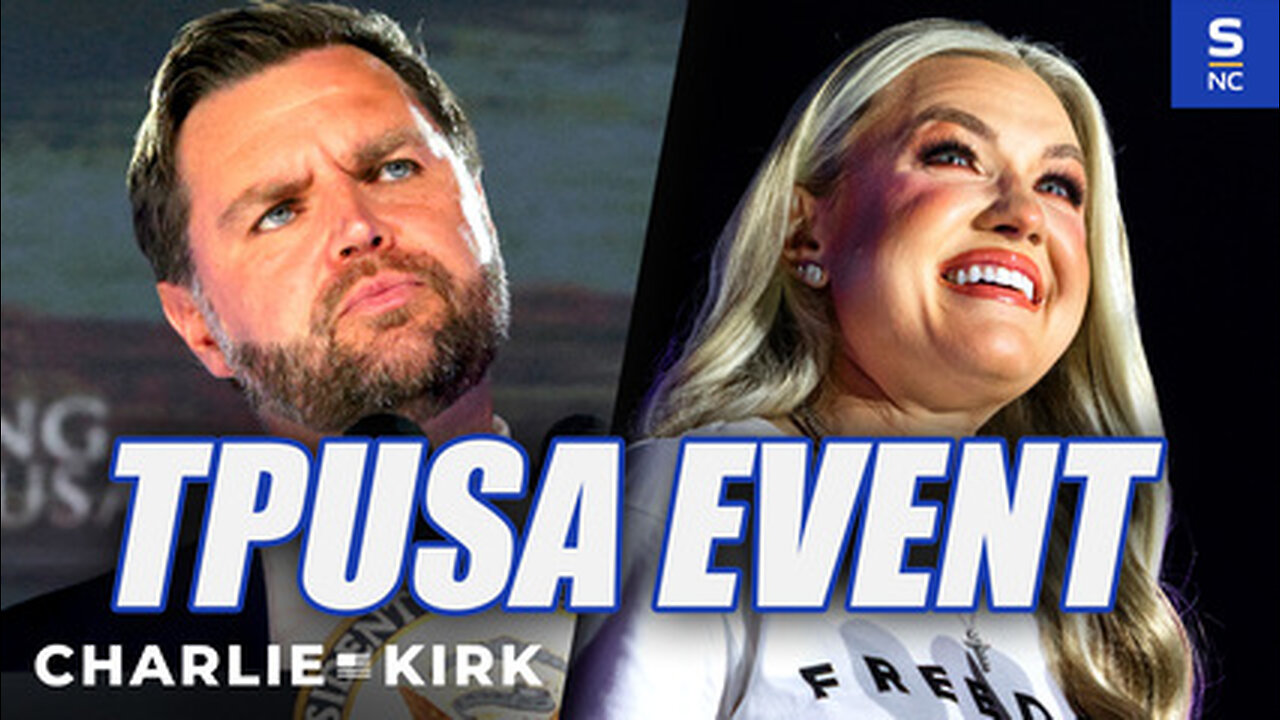 VP Vance & Erika Kirk Speak At TPUSA Event