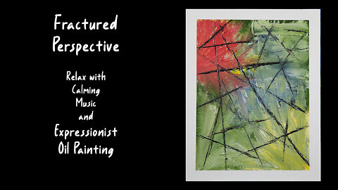 Emotional Chaos on Canvas | Expressionist Oil Painting Time-Lapse