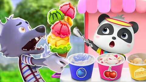 Ice Cream Song | Learn Colors | Ice Cream Truck | Nursery Rhymes & Kids Songs | BabyBus