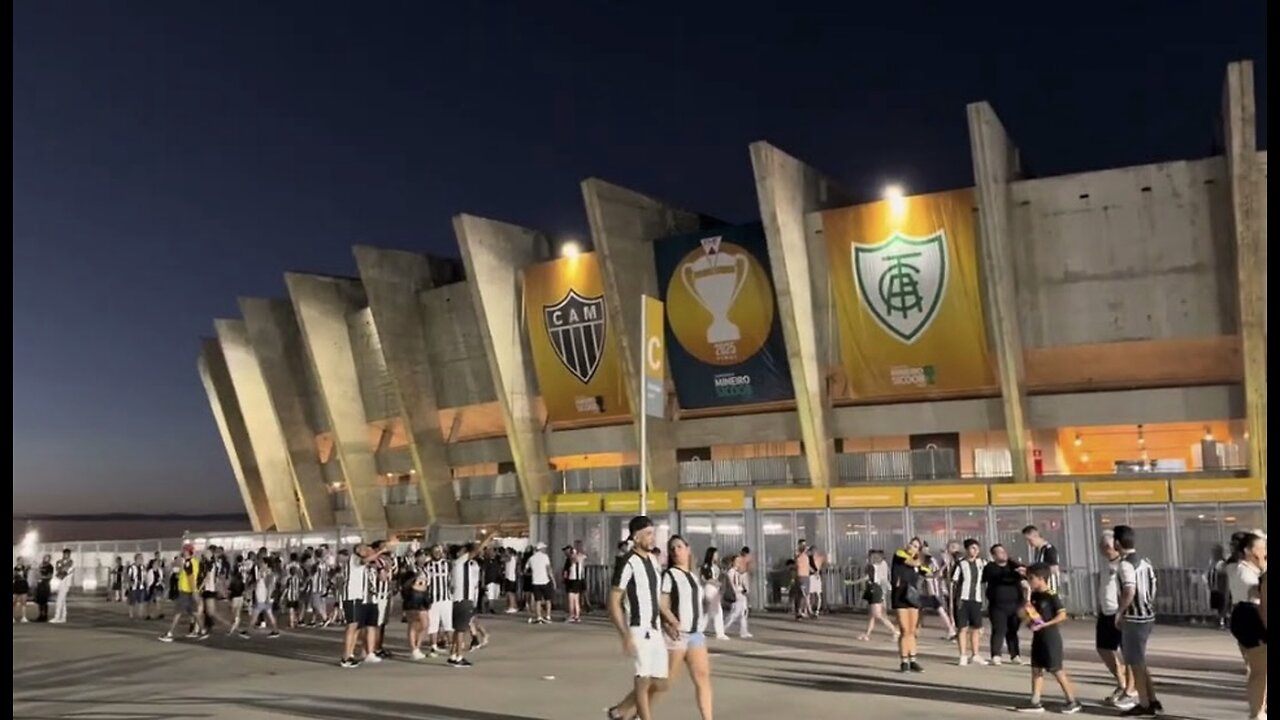 Atlético-MG X América-MG | Saída do Estádio | Esplanada Mineirão | 🐓 | Final Campeonato Mineiro