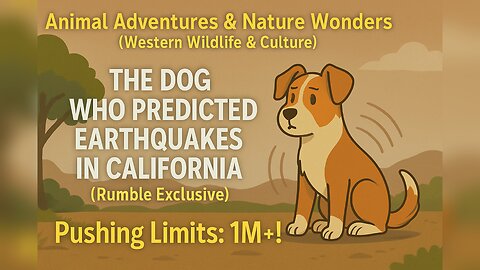 The Dog Who Predicted Earthquakes in California (Rumble Exclusive)