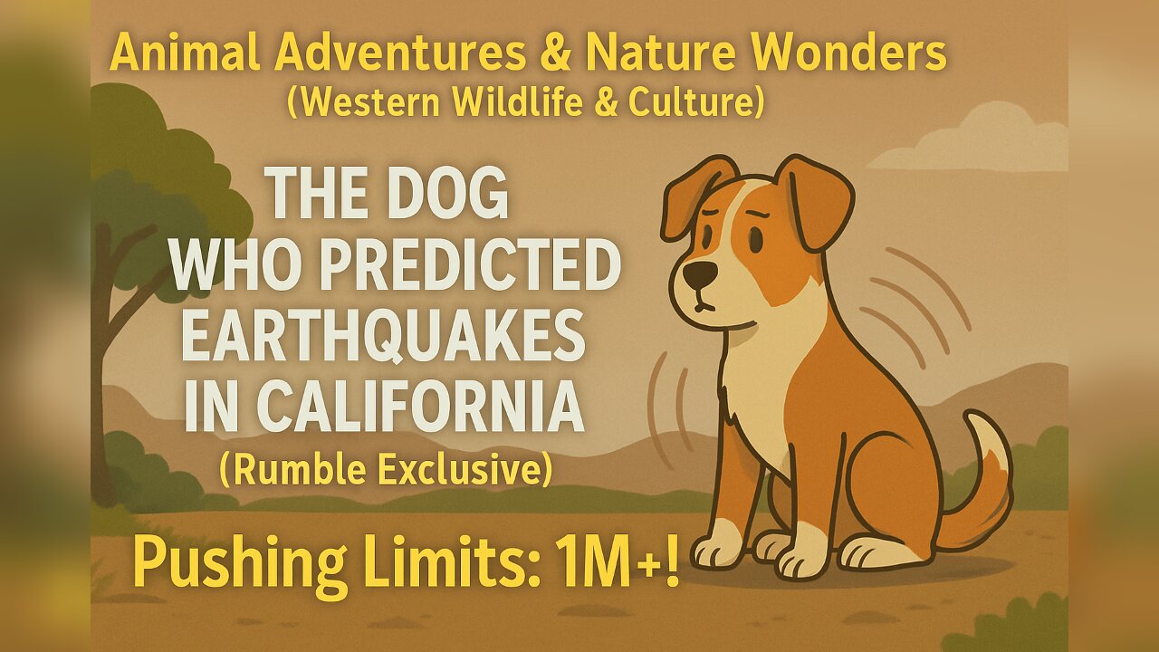 The Dog Who Predicted Earthquakes in California (Rumble Exclusive)