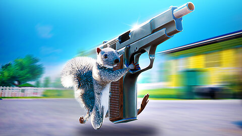 NEVER Give A Squirrel A GUN! | Squirrel With A Gun