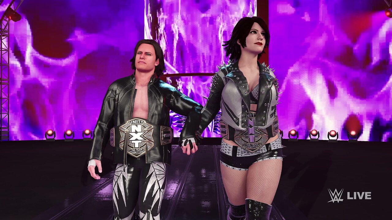 The Mercers NXT Unity Tag Team Champions Entrance - WWE 2K25 Game Clip