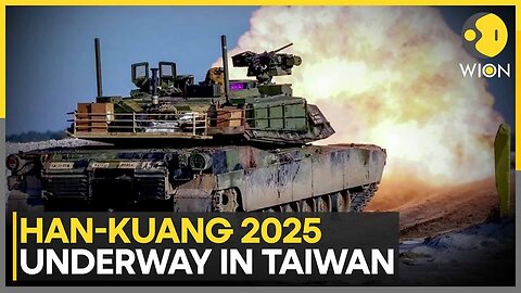 US Tanks And Rocket Systems Deployed In Taiwan Drills | Wion