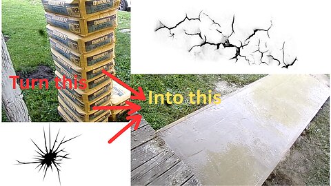 DIY Concrete Sidewalk Pour | Using Kobalt 4 cu ft Electric Cement Mixer from Lowe’