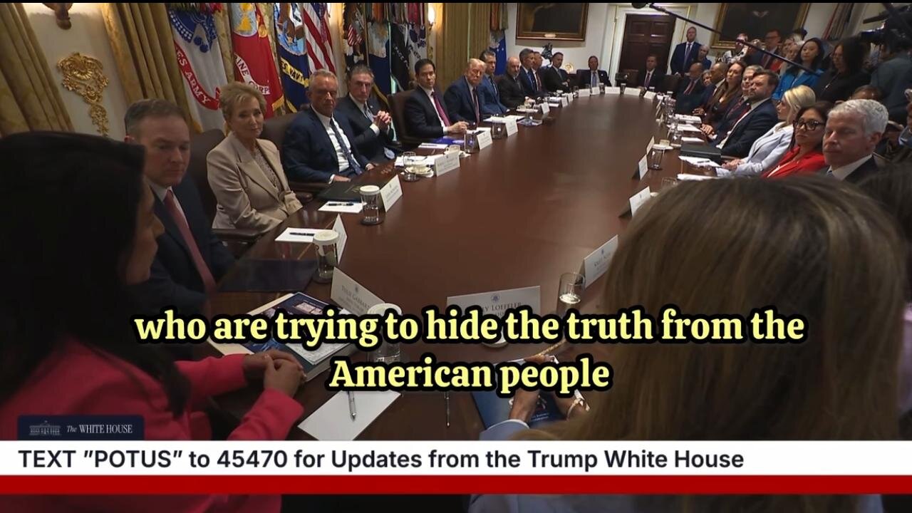 DNI Gabbard “found many bags" about the corrupt 2020 election says Pres Trump 👀🔥 8.26.25