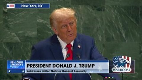 President Trump Addresses United Nations In General Assembly Speech