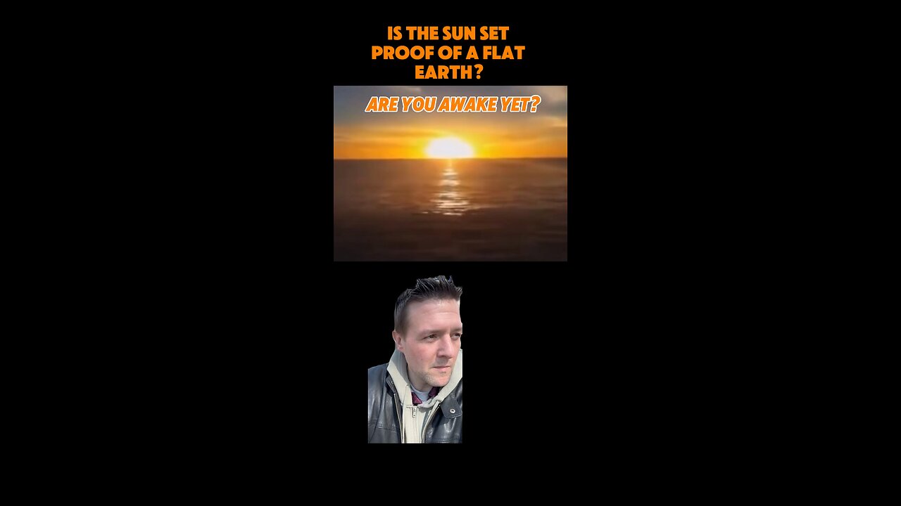Is the sunset proof of a flat earth