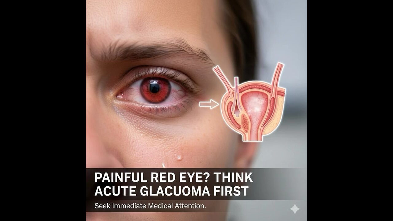 Painfull red eye.....Glucoma