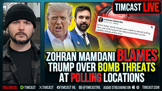 Zohran Mamdani BLAMES Trump Over Bomb Threats At Polling Locations