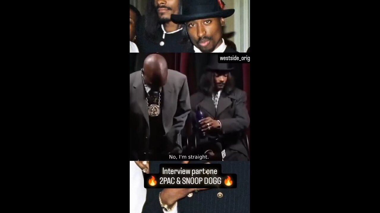 2pac&Snoop Dogg interview 96 VMAs