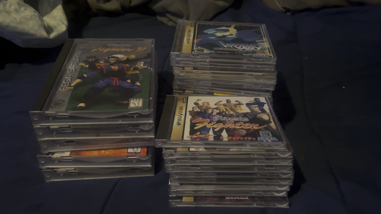 My Sega Saturn collection rumble version