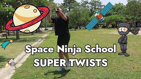 🌀 Space Ninja School: Twist, Lift & Zoom! 💫 Super Twists Move! @spaceninjaschool