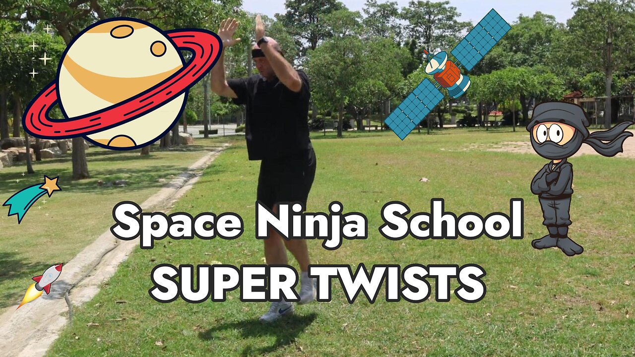 🌀 Space Ninja School: Twist, Lift & Zoom! 💫 Super Twists Move! @spaceninjaschool
