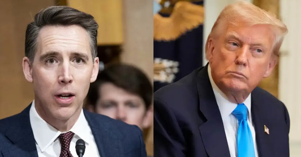 Trump Blasts Sen. Hawley for Siding With Democrats