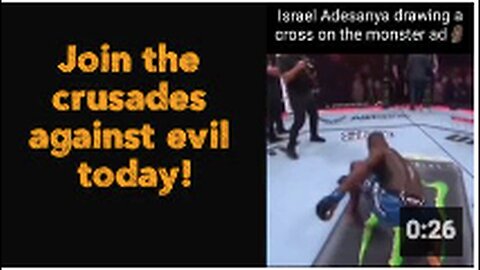 "Enlist in Today's Crusade Against Evil!"