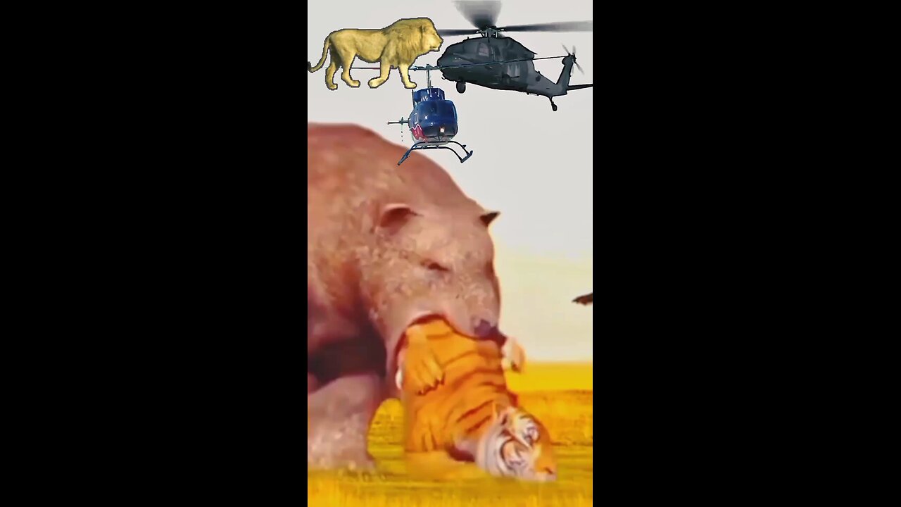 *"Danger Animal Eats Lion: Unbelievable Moment"*