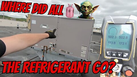 Where did all the Refrigerant go? #hvac