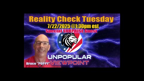 Reality Check Tuesday with Special Guest