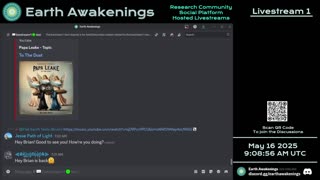 Earth Awakenings - Livestream 1 - #3171 - Live on Rumble/Youtube/X-Twitter/Twitch
