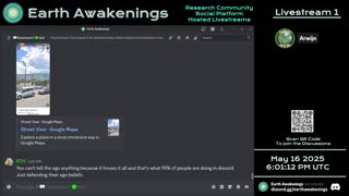 Earth Awakenings - Livestream 1 - #3171 - Live on Rumble/Youtube/X-Twitter/Twitch