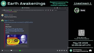 Earth Awakenings - Livestream 1 - #3159 - Live on Rumble/Youtube/X-Twitter/Twitch