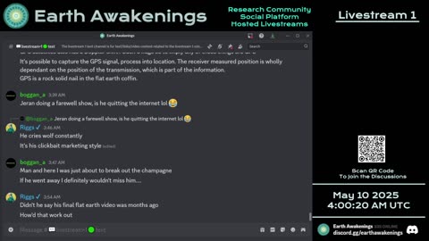 Earth Awakenings - Livestream 1 - #3159 - Live on Rumble/Youtube/X-Twitter/Twitch