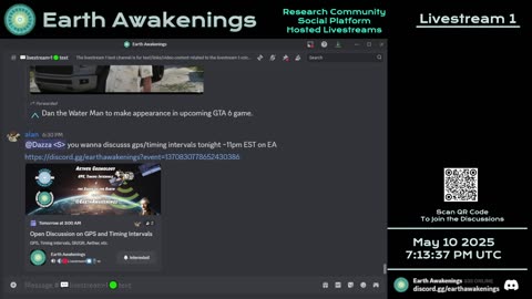 Earth Awakenings - Livestream 1 - #3159 - Live on Rumble/Youtube/X-Twitter/Twitch
