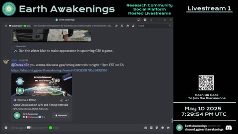 Earth Awakenings - Livestream 1 - #3159 - Live on Rumble/Youtube/X-Twitter/Twitch