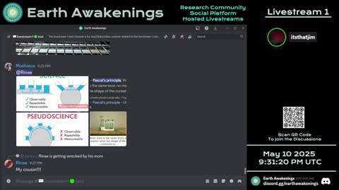 Earth Awakenings - Livestream 1 - #3159 - Live on Rumble/Youtube/X-Twitter/Twitch