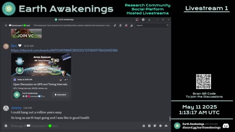 Earth Awakenings - Livestream 1 - #3162 - Live on Rumble/Youtube/X-Twitter/Twitch