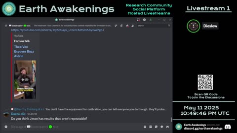 Earth Awakenings - Livestream 1 - #3162 - Live on Rumble/Youtube/X-Twitter/Twitch