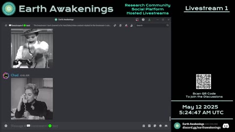 Earth Awakenings - Livestream 1 - #3162 - Live on Rumble/Youtube/X-Twitter/Twitch
