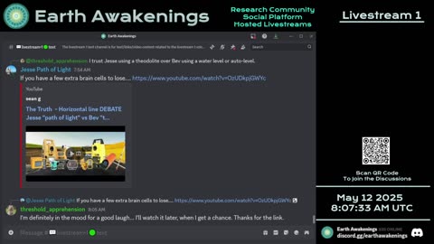 Earth Awakenings - Livestream 1 - #3165 - Live on Rumble/Youtube/X-Twitter/Twitch