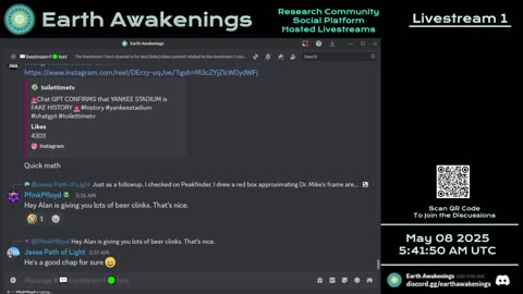 Earth Awakenings - Livestream 1 - #3155 - Live on Rumble/Youtube/X-Twitter/Twitch