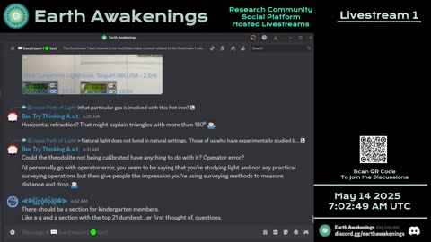 Earth Awakenings - Livestream 1 - #3165 - Live on Rumble/Youtube/X-Twitter/Twitch