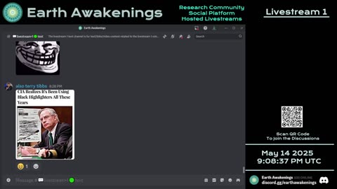Earth Awakenings - Livestream 1 - #3165 - Live on Rumble/Youtube/X-Twitter/Twitch