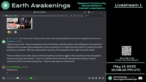 Earth Awakenings - Livestream 1 - #3165 - Live on Rumble/Youtube/X-Twitter/Twitch