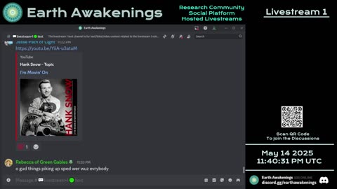 Earth Awakenings - Livestream 1 - #3165 - Live on Rumble/Youtube/X-Twitter/Twitch