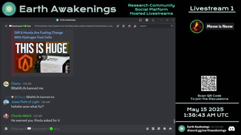 Earth Awakenings - Livestream 1 - #3165 - Live on Rumble/Youtube/X-Twitter/Twitch