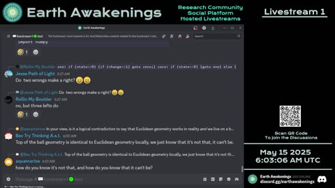 Earth Awakenings - Livestream 1 - #3169 - Live on Rumble/Youtube/X-Twitter/Twitch